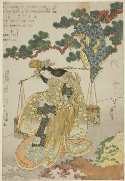 Die Salzjungfrau von Katsushika Hokusai