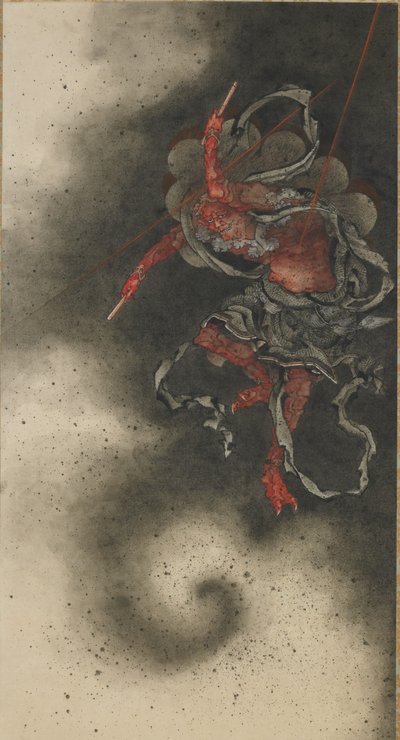 Donnergott, Edo-Periode von Katsushika Hokusai