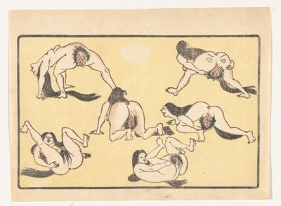 Nackte Frauen von Kawanabe Kyosai