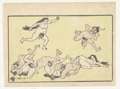 Orgie von Kawanabe Kyosai