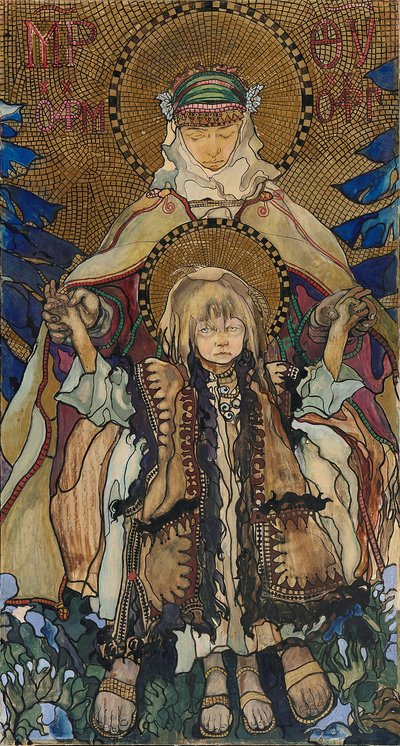 Die Huzulische Madonna von Kazimierz Sichulski
