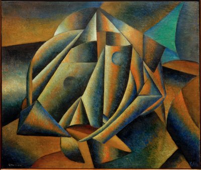 Kopf eines Bauernmädchens von Kazimir Severinovich Malevich