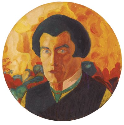 Selbstporträt, 1908-1910 von Kazimir Severinovich Malevich