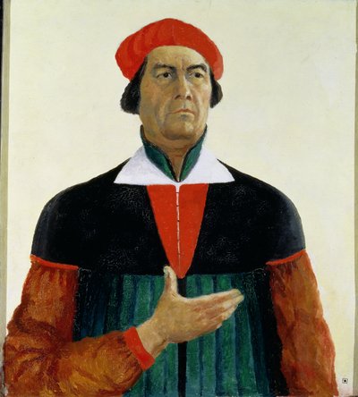 Selbstporträt als Künstler von Kazimir Severinovich Malevich