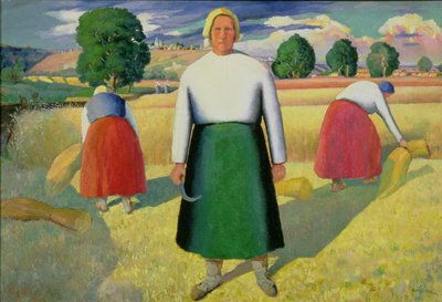 Die Erntearbeiter, 1909-10 von Kazimir Severinovich Malevich