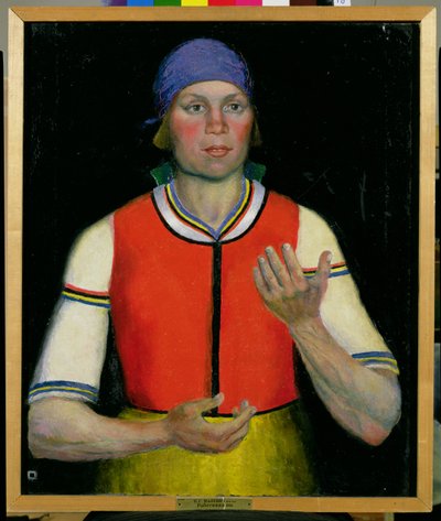 Arbeitende Frau, 1933 von Kazimir Severinovich Malevich