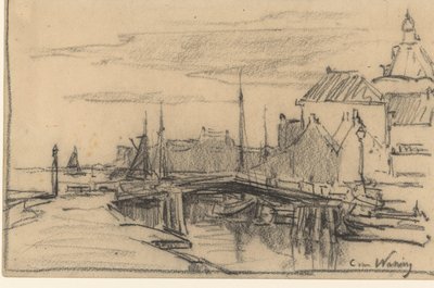 Hafen von Enkhuizen von Kees van Waning