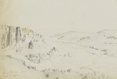 See von Tiberias von der Straße nach Jafed von Kellogg, Miner Kilbourne