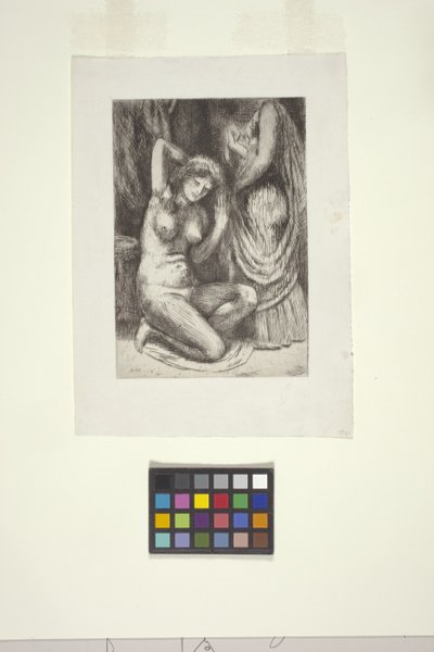Kauernder Akt und stehender Akt von Kenneth Hayes Miller