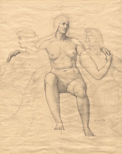 Allegorische Frauenfiguren von Kenyon Cox
