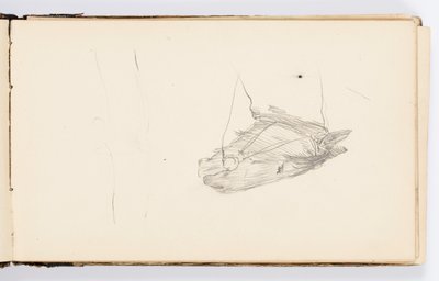 Skizzenbuchseite von Kenyon Cox