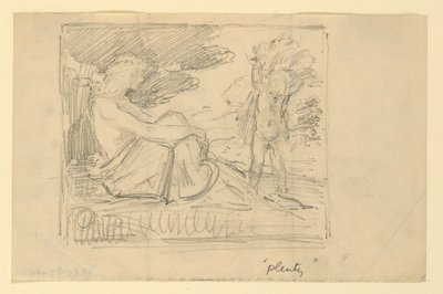Studie für "Fülle" von Kenyon Cox