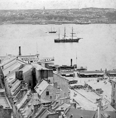 Blick von der Dufferin-Terrasse, Quebec, Kanada von Kilburn Brothers