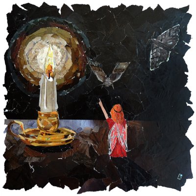 Elementarfee - Feuer von Kirstie Adamson