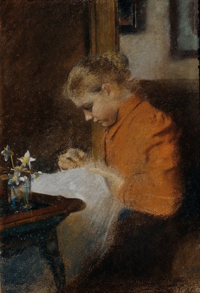 Leopoldine Steindl-Moser, Schwester des Künstlers von Koloman Moser