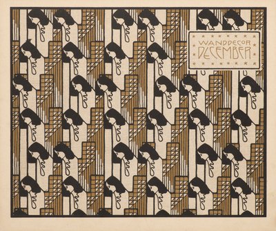 Wanddekoration Dezember, 1901 von Koloman Moser