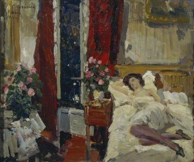 Im Zimmer von Konstantin Alekseevich Korovin