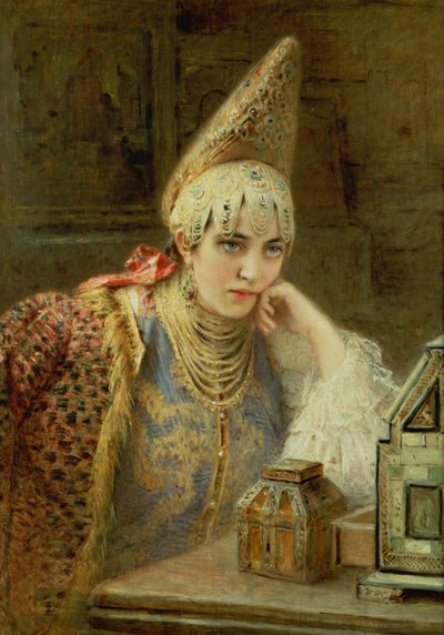 Unbekanntes Bild von Konstantin Egorovich Makovsky