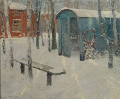 Früher Schnee von Konstantin Konstantinovich Pervukhin