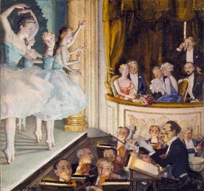 Russisches Ballett, 1930 von Konstantin Somov