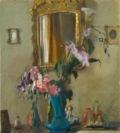 Stillleben: Ein Interieur, 1931 von Konstantin Somov