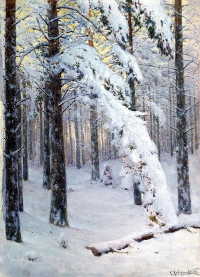 Winterwald von Konstantin Yakovlevich Kryzhitsky