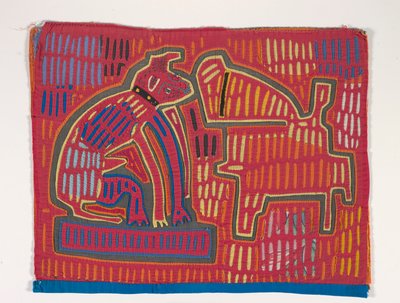 Hemdplatte (Mola), ca. 1950 von Kuna Indian Culture