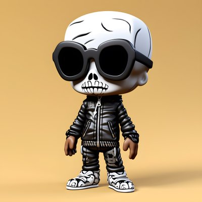 Chibi winziges Skelett von Kurt Heppke