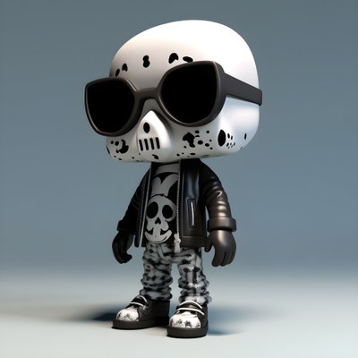 Chibi winziges Skelett von Kurt Heppke