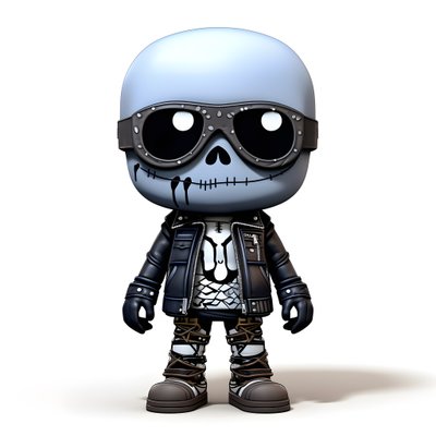 Chibi winziges Skelett von Kurt Heppke