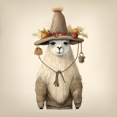 Lama, 18. Jahrhundert Amerika von Kurt Heppke