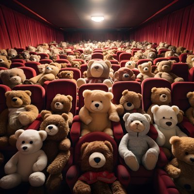Millionen von Teddybären in einem Kino 2 von Kurt Heppke