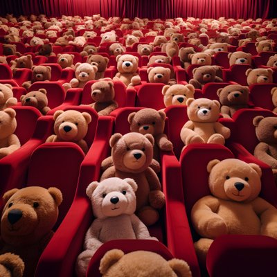 Millionen von Teddybären in einem Kino 3 von Kurt Heppke
