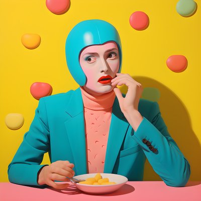 Zusammen essende Arepas von Kurt Heppke