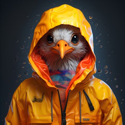 Ein Tier im Regenmantel 1 von Kurt Heppke