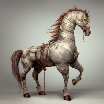 anthropomorphes Pferd von Kurt Heppke