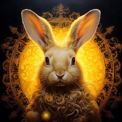 Ein gelber Hase von Kurt Heppke