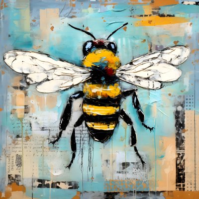 Bienen-Illustration von Kurt Heppke