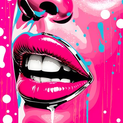 Hot Pink Lips 3 von Kurt Heppke