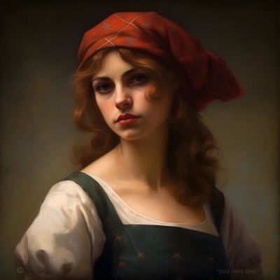 Italienische Frau 1 von Kurt Heppke