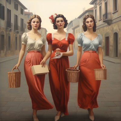 Italienische Frau 3 von Kurt Heppke