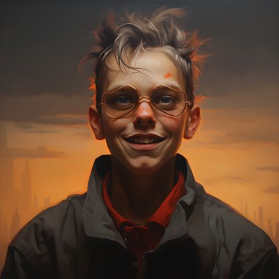 lächelnd 4 von Kurt Heppke