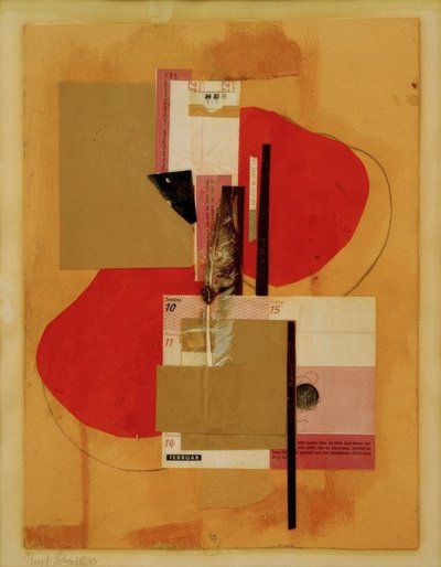 2 Rote Flecken von Kurt Schwitters