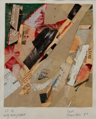 47 12 sehr kompliziert von Kurt Schwitters