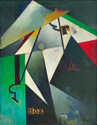 Box-r-Bild von Kurt Schwitters