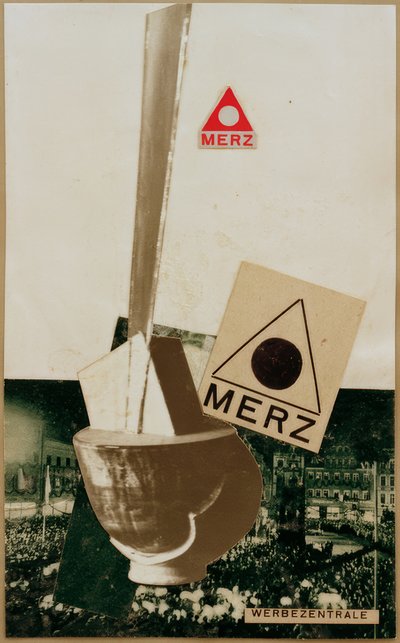 MERZ-WERBEZENTRALE von Kurt Schwitters