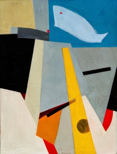 Ohne Titel (Bild mit Walfisch) von Kurt Schwitters