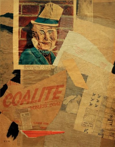 Ohne Titel (W.C. Fields) von Kurt Schwitters