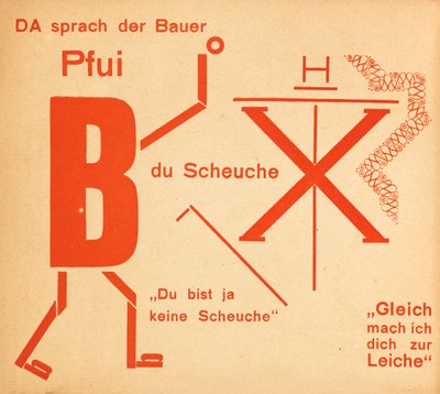 Die Vogelscheuche. Märchen, 1925 von Kurt Schwitters