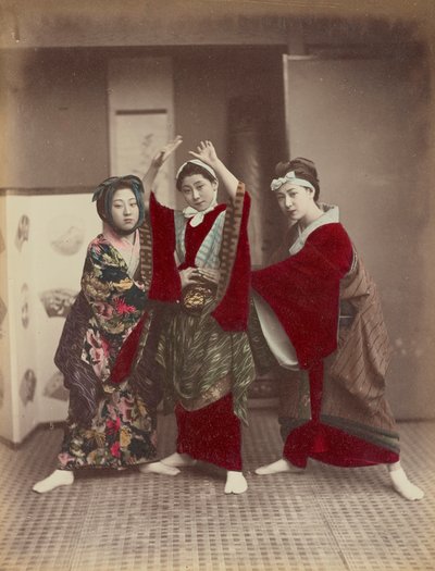 Tanzparty, ca. 1880 von Kusakabe Kimbei